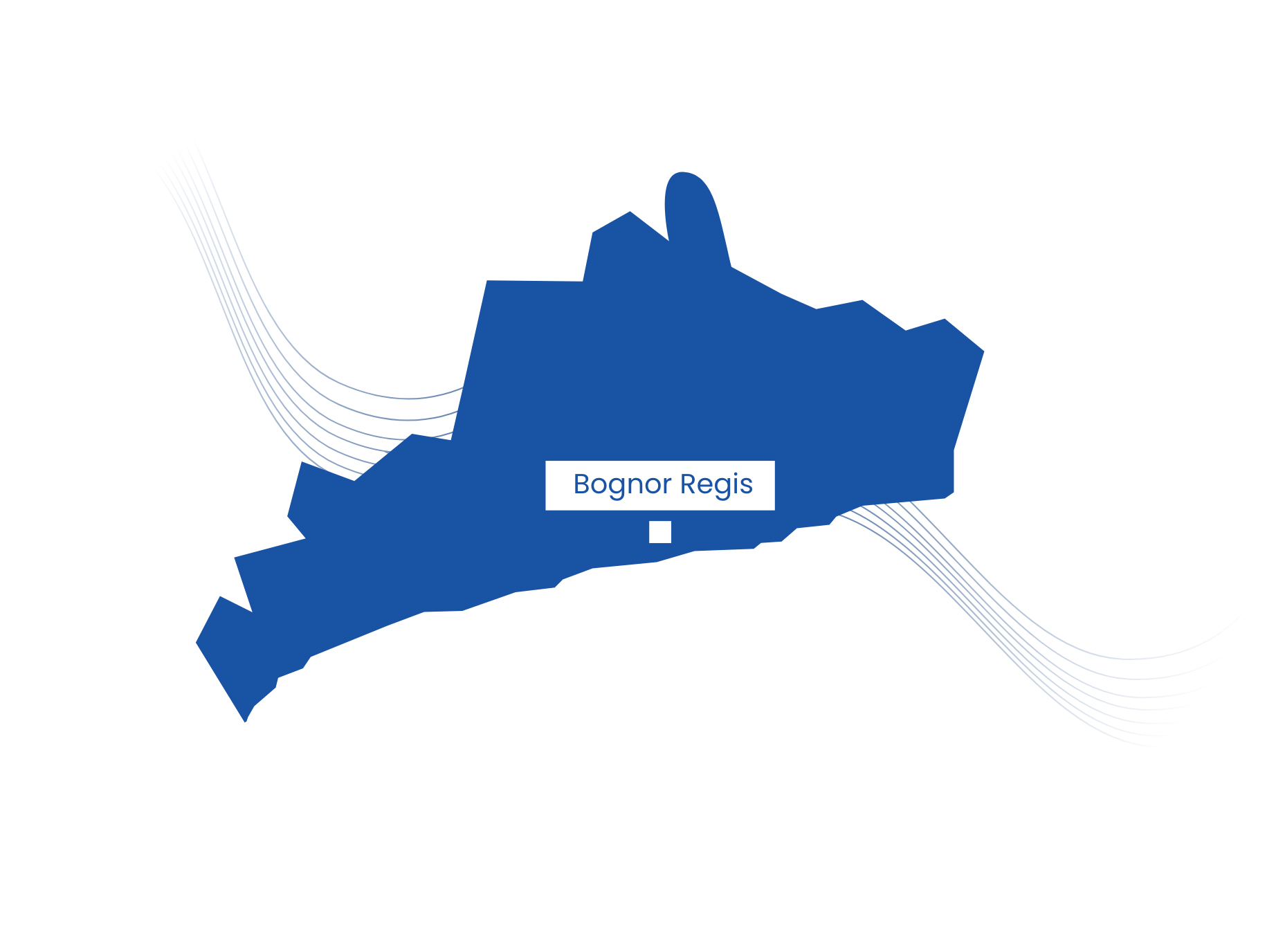 Map of Bognor Regis.
